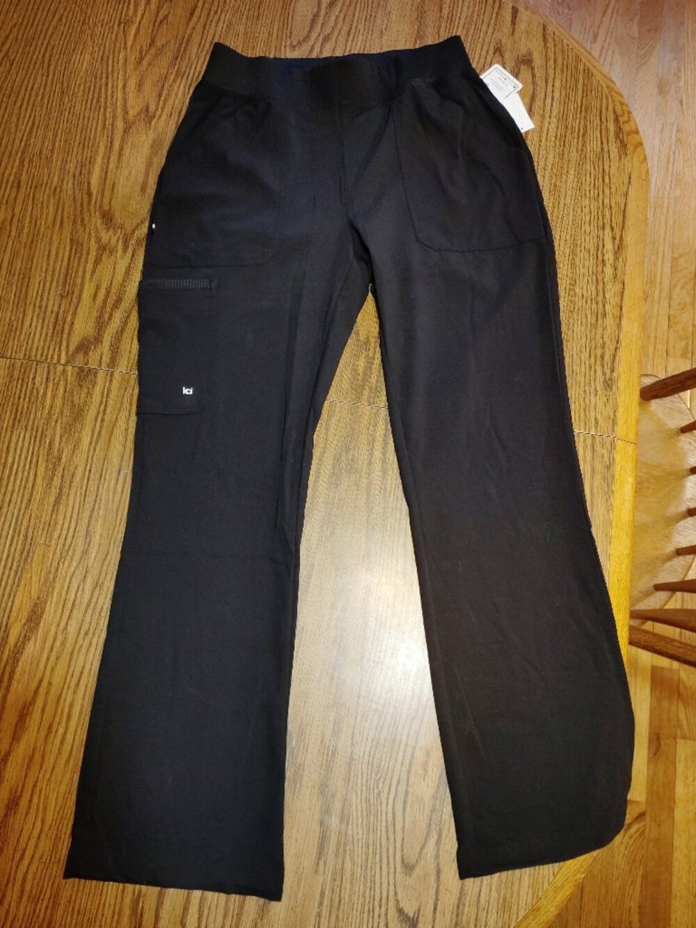 Black scrub pants